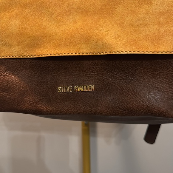 Steve Madden Brown and Tan Shoulder Bag NWT - Picture 4 of 16